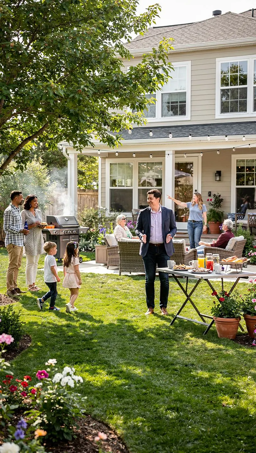 Specjalista ds. nieruchomości rozmawiający z klientem w biurze doradczym.
