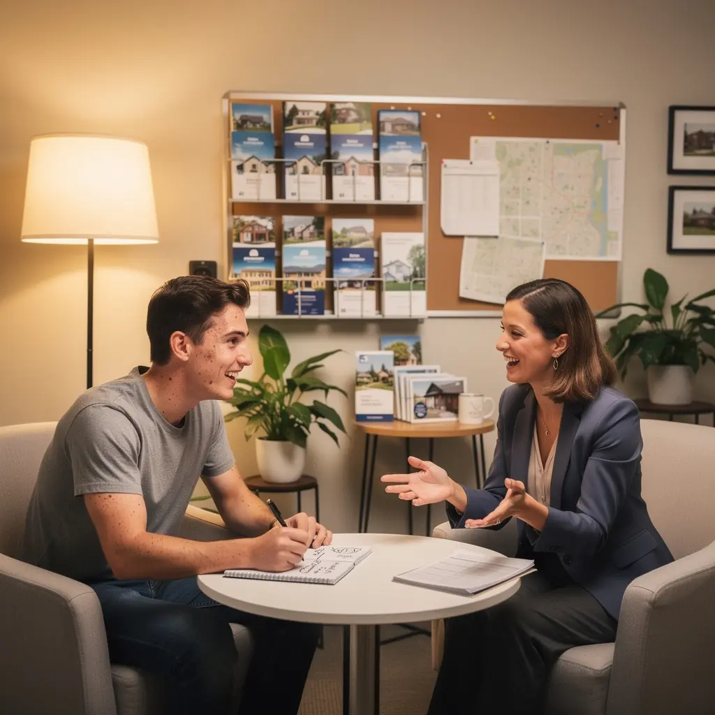 Konsultacja z ekspertem ds. nieruchomości w biurze doradczym