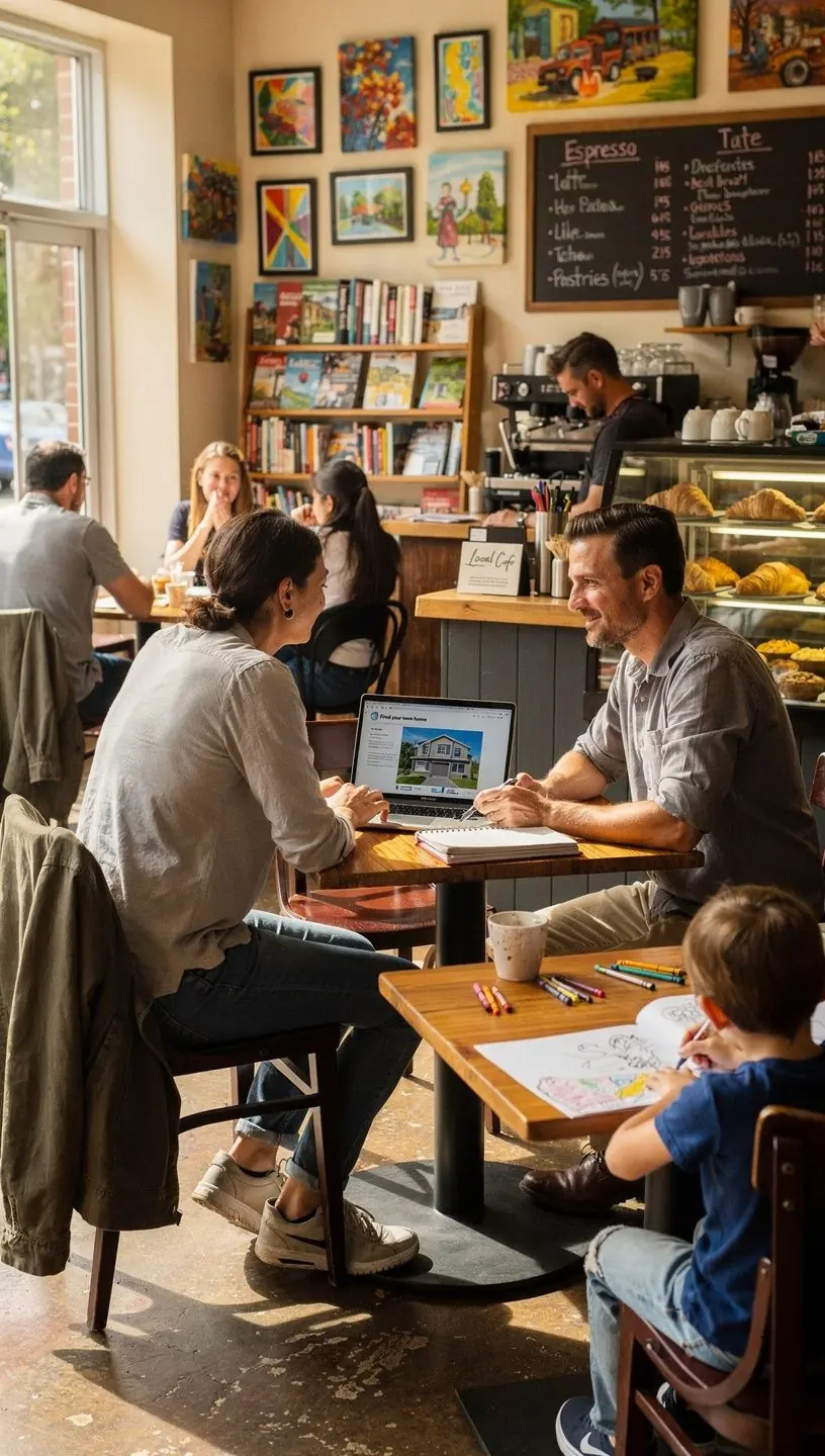Mapa z lokalizacjami dostępnych nieruchomości w Stanach Zjednoczonych.